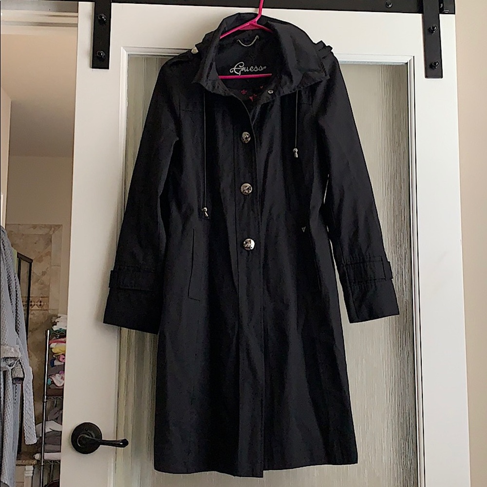 Guess trench coat medium